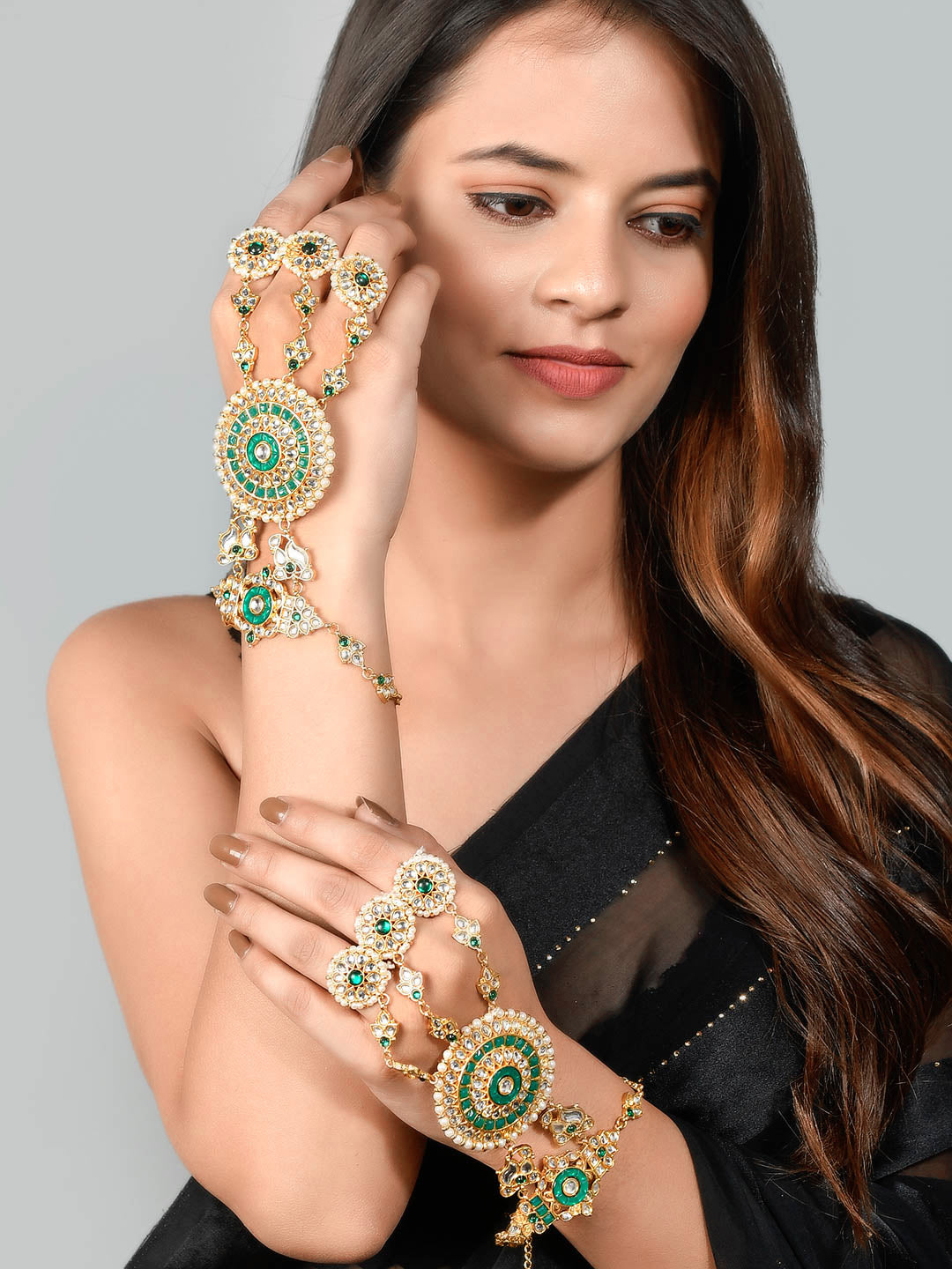 1pc Simple Design Chain Linked Finger Ring Bracelet For Women | SHEIN USA