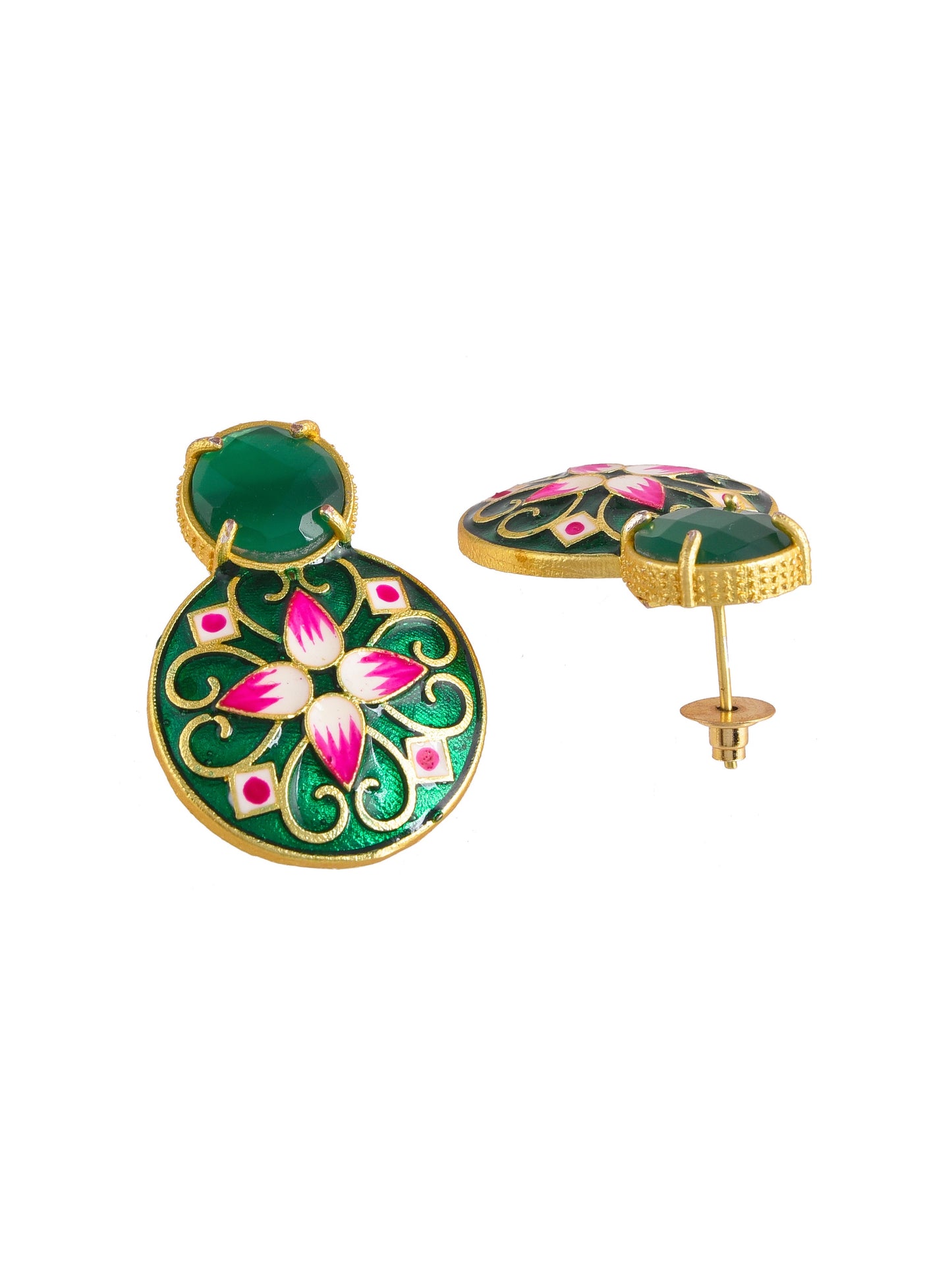 Enamelled Earrings