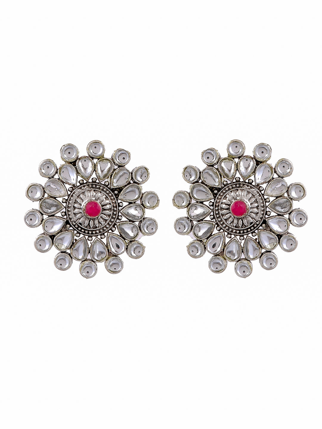 Kundan Antique Stud Earrings for Girls - Earrings for Women Online