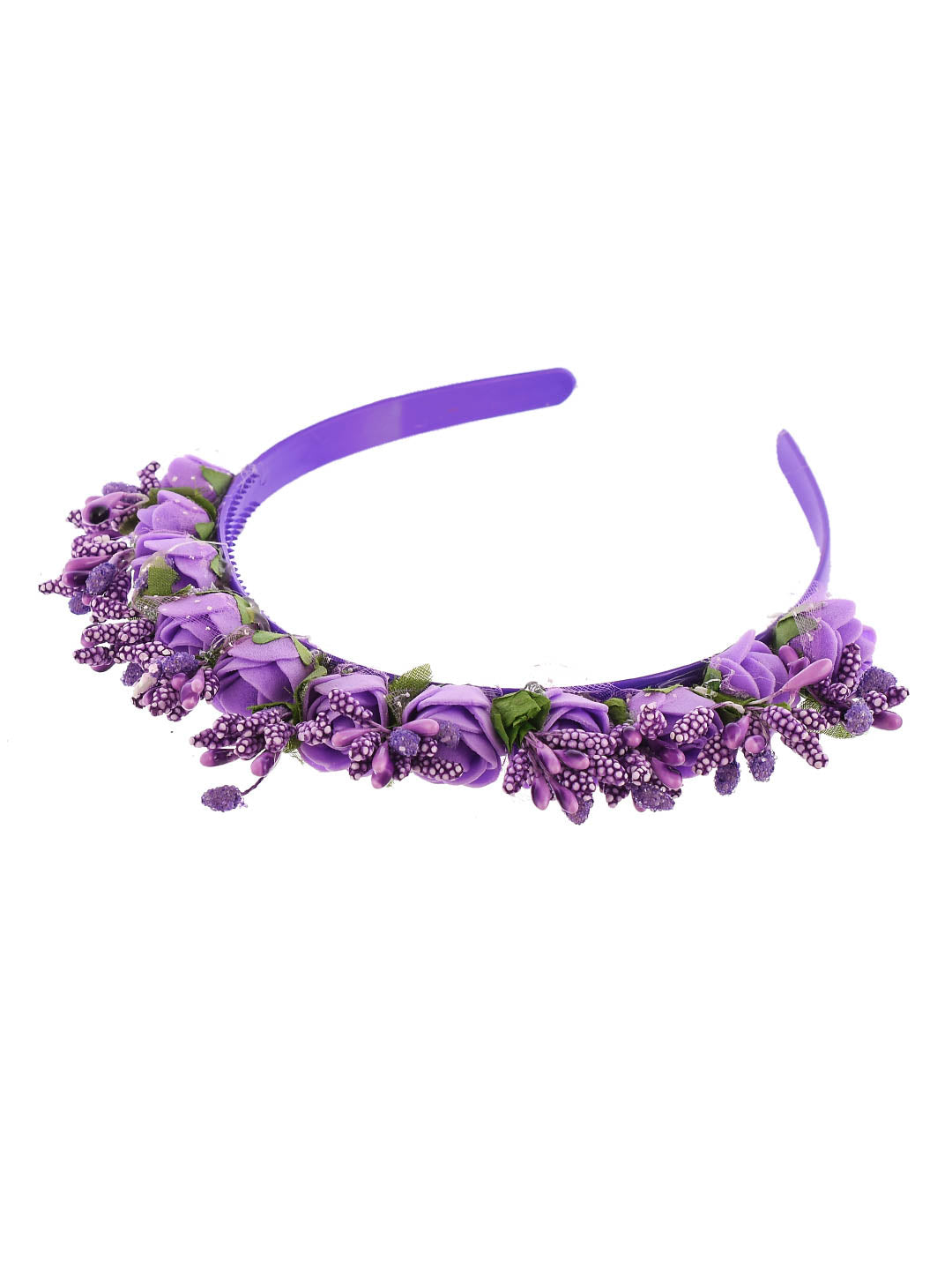 Violet Tiara Hairband With Tic Tac Hairpin Accessory