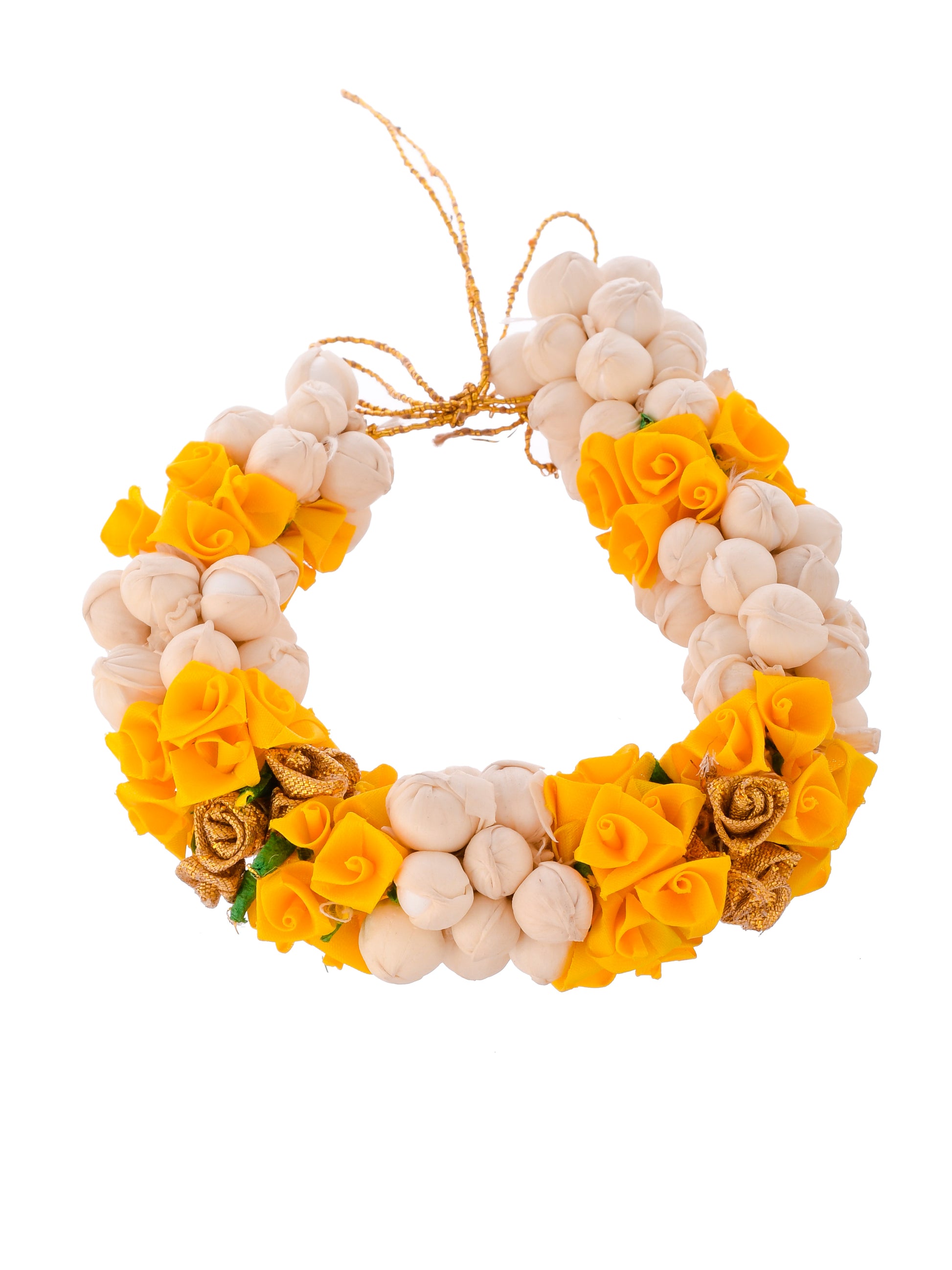 Women Yellow Floral Hair Accessory Set