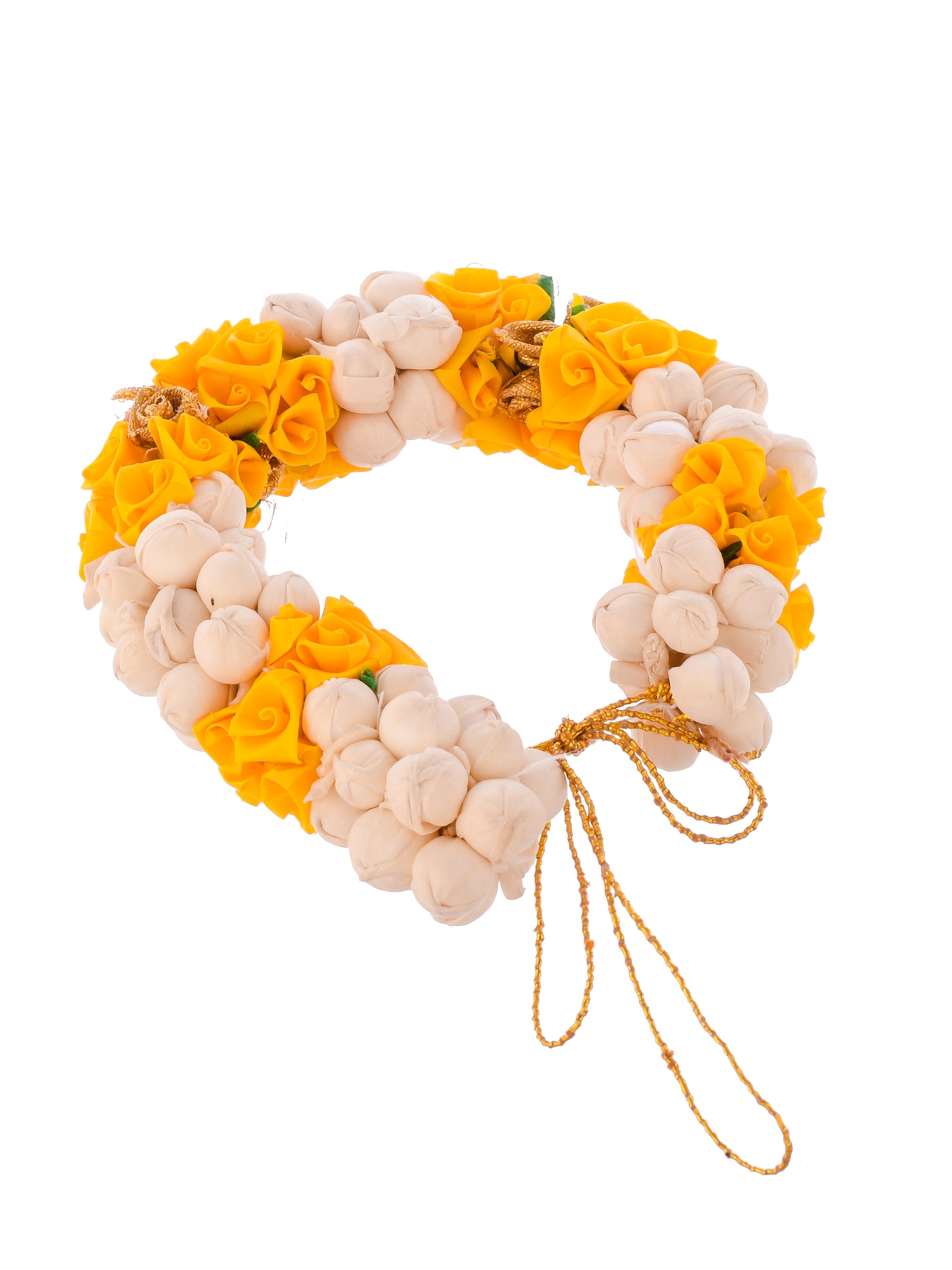 Women Yellow Floral Hair Accessory Set