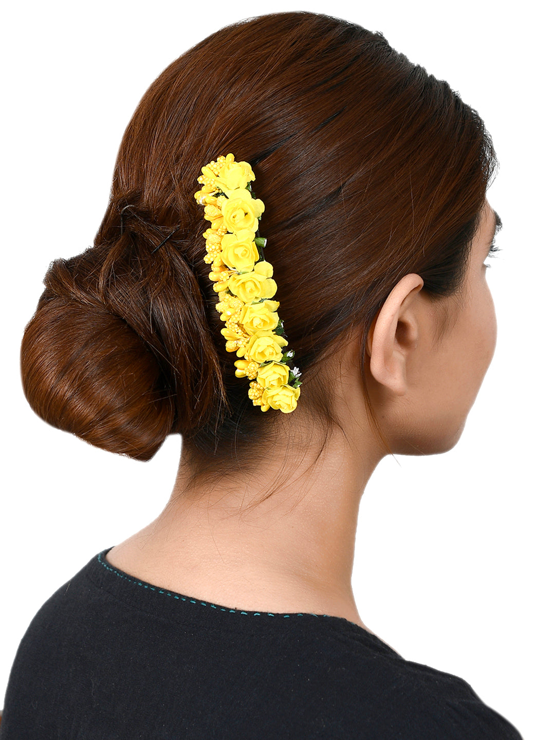 Hana Kanzashi Yellow Floral Hair Accessories