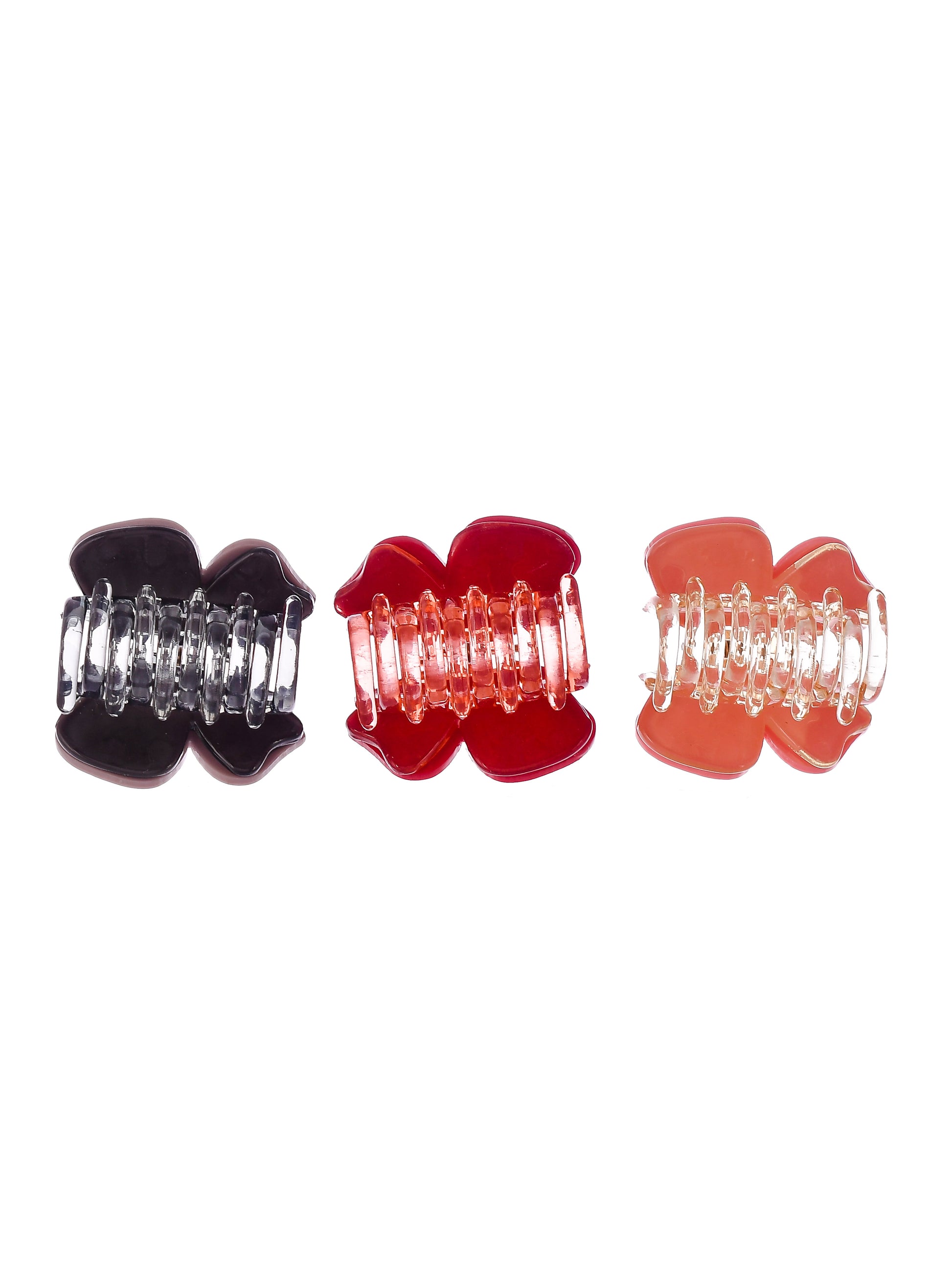 Set of 3 Multi Color Claw Clips Hair Accessories for Women Online