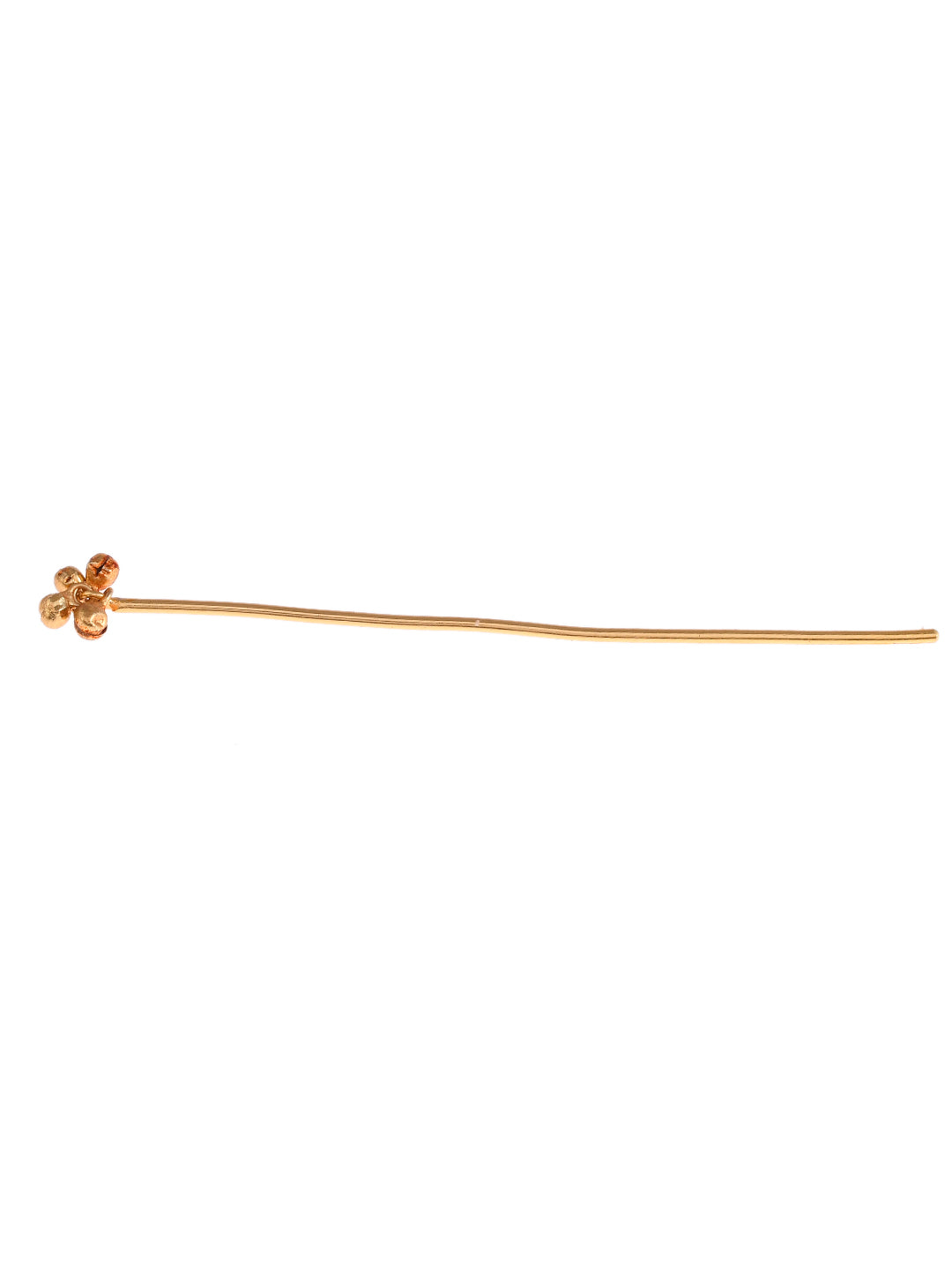 Gold Plated Ghungroo Beads Hair Stick