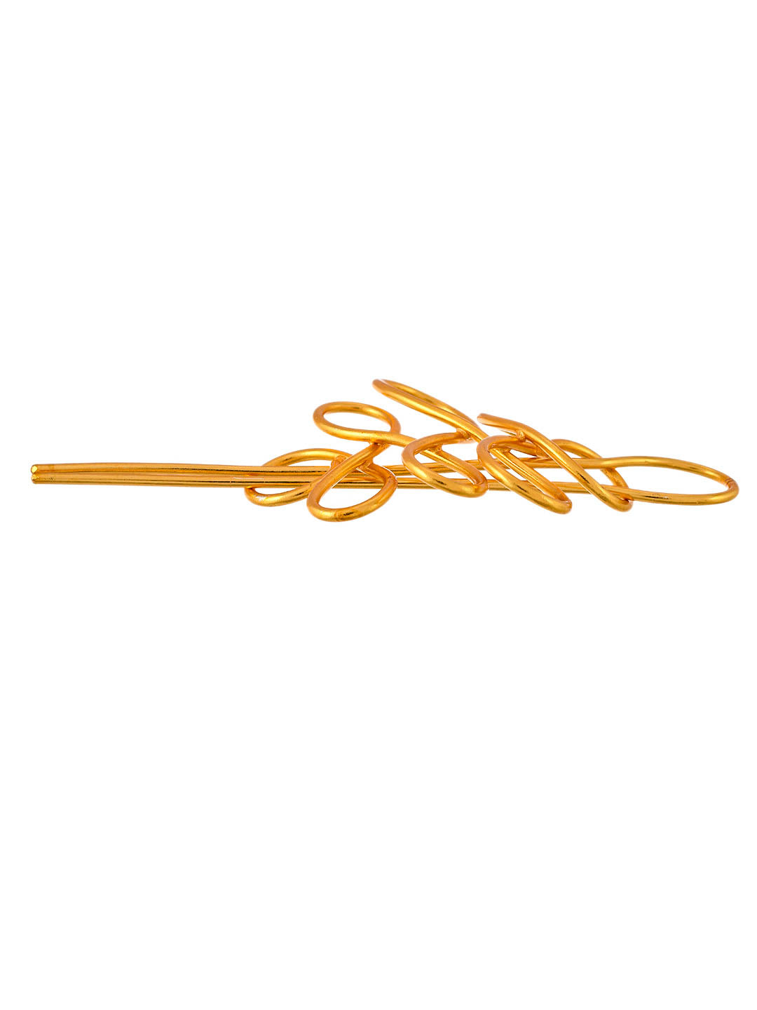 Gold Plated Celtic Infinity Hair Accessory