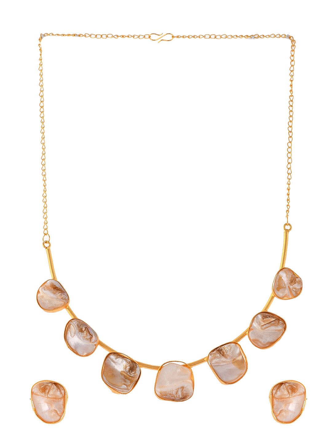 Gold Plated Western Necklace with earrings