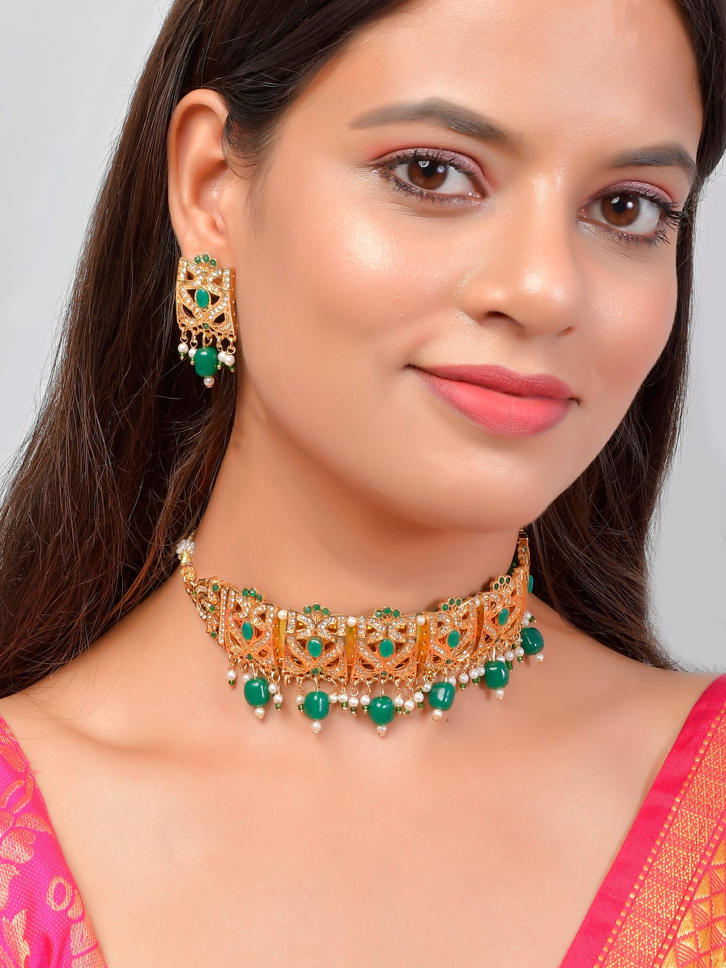 Rajasthani Cutwork Jewellery Set