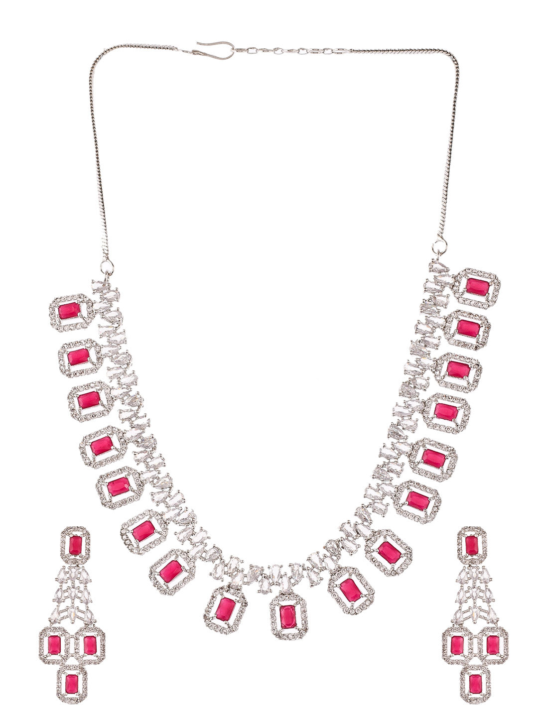 American Diamond Traditional Jewellery Set