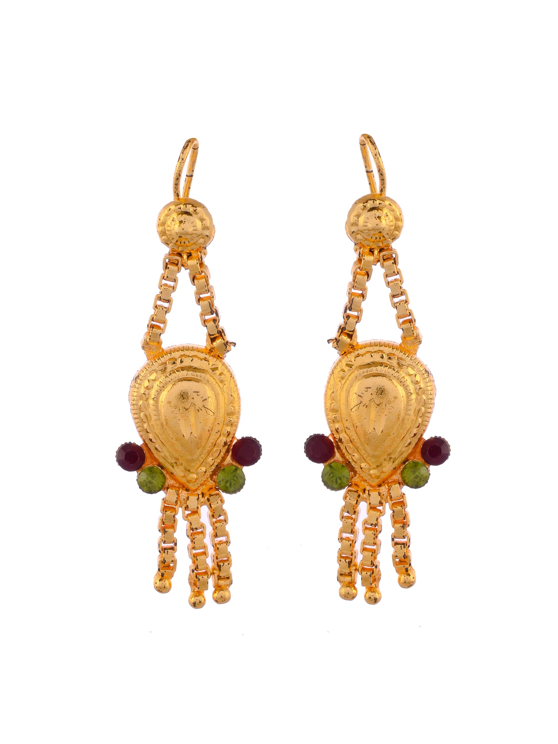 Gold Plated & Gold Toned Temple Jewelery Set