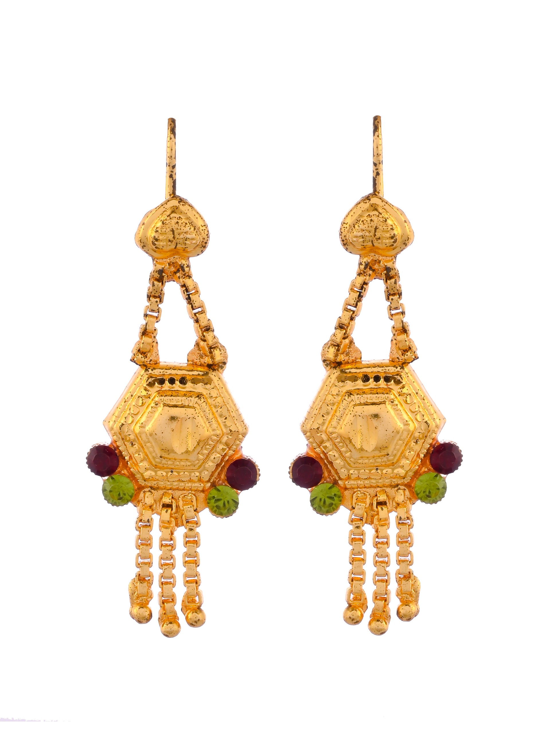 Gold Plated & Gold Toned Temple Jewelry Set