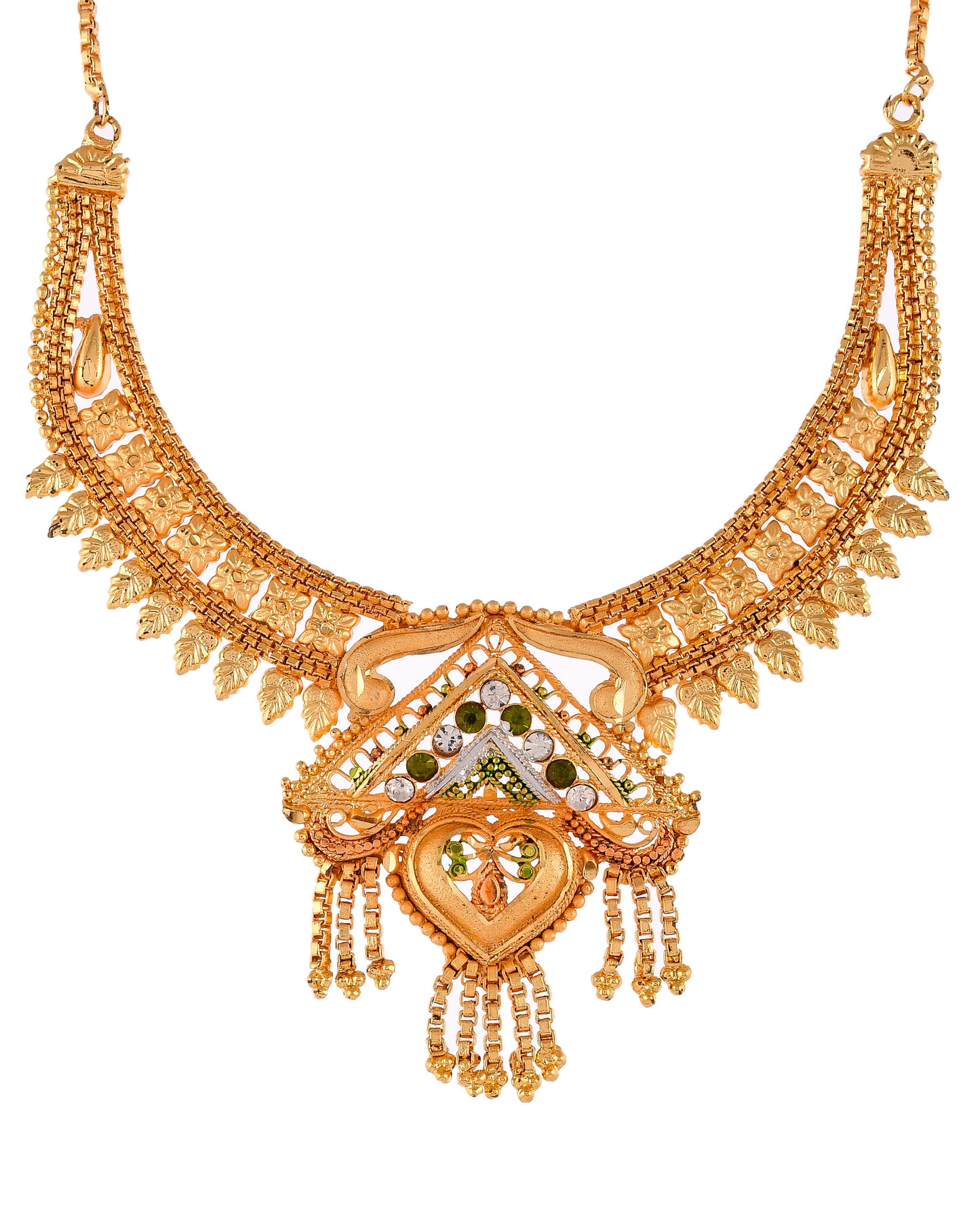 Gold plated Shrutika Jewellery Set