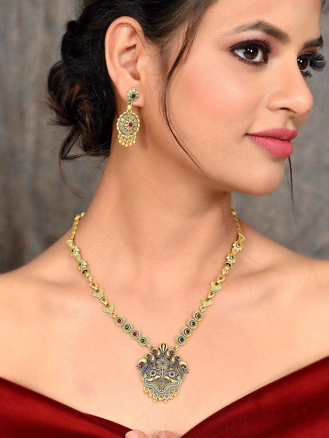 Gold Plated Oxidised South Indian Jewellery Sets for Women Online