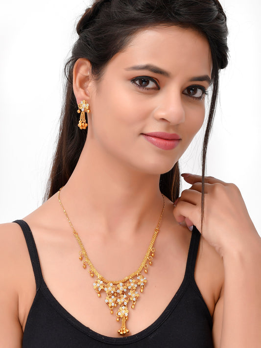 Gold Plated Ghungroo Beads Jewellery Sets for Women Online