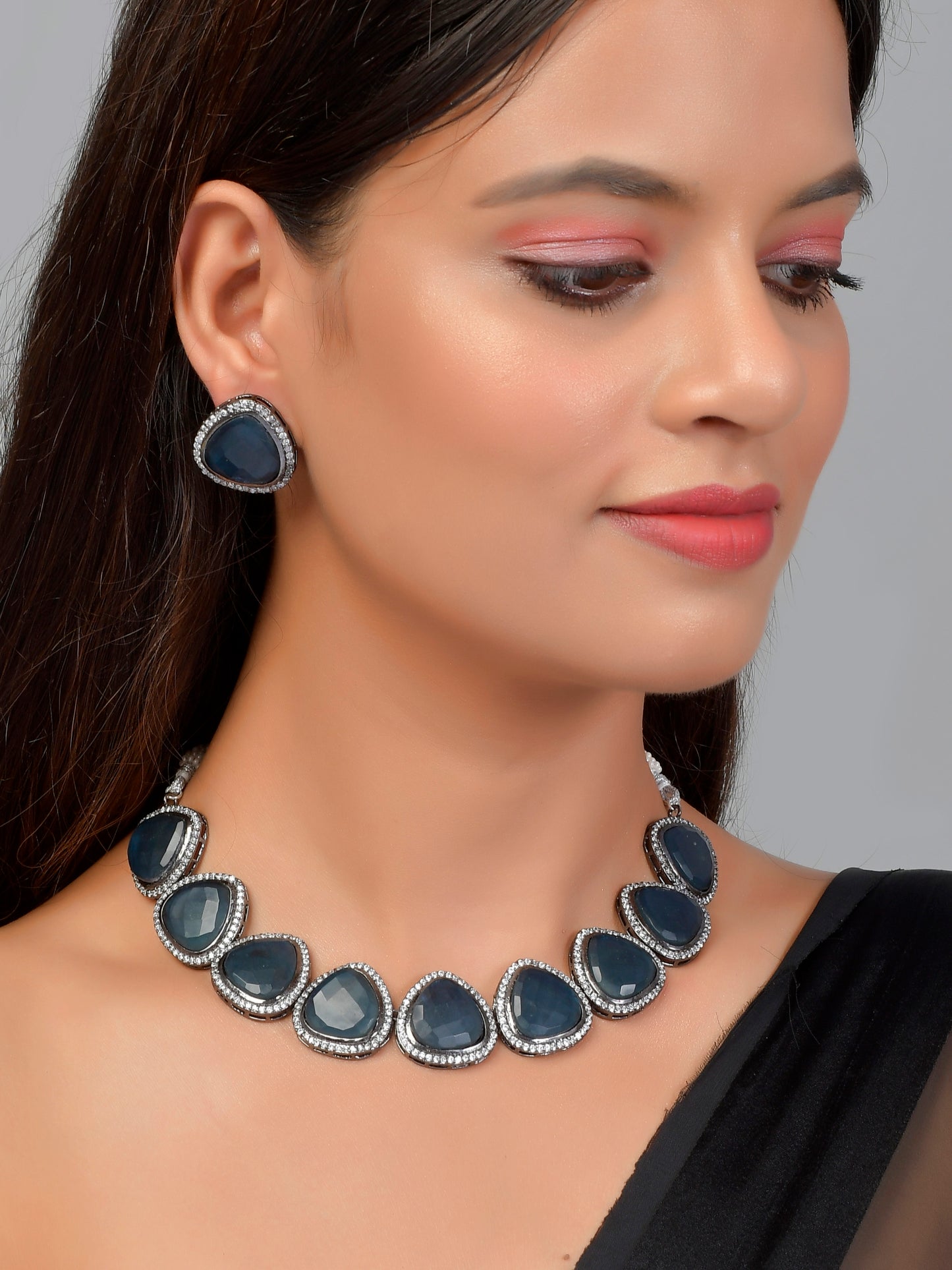 Blue Ad Jewellery Sets for Women Online