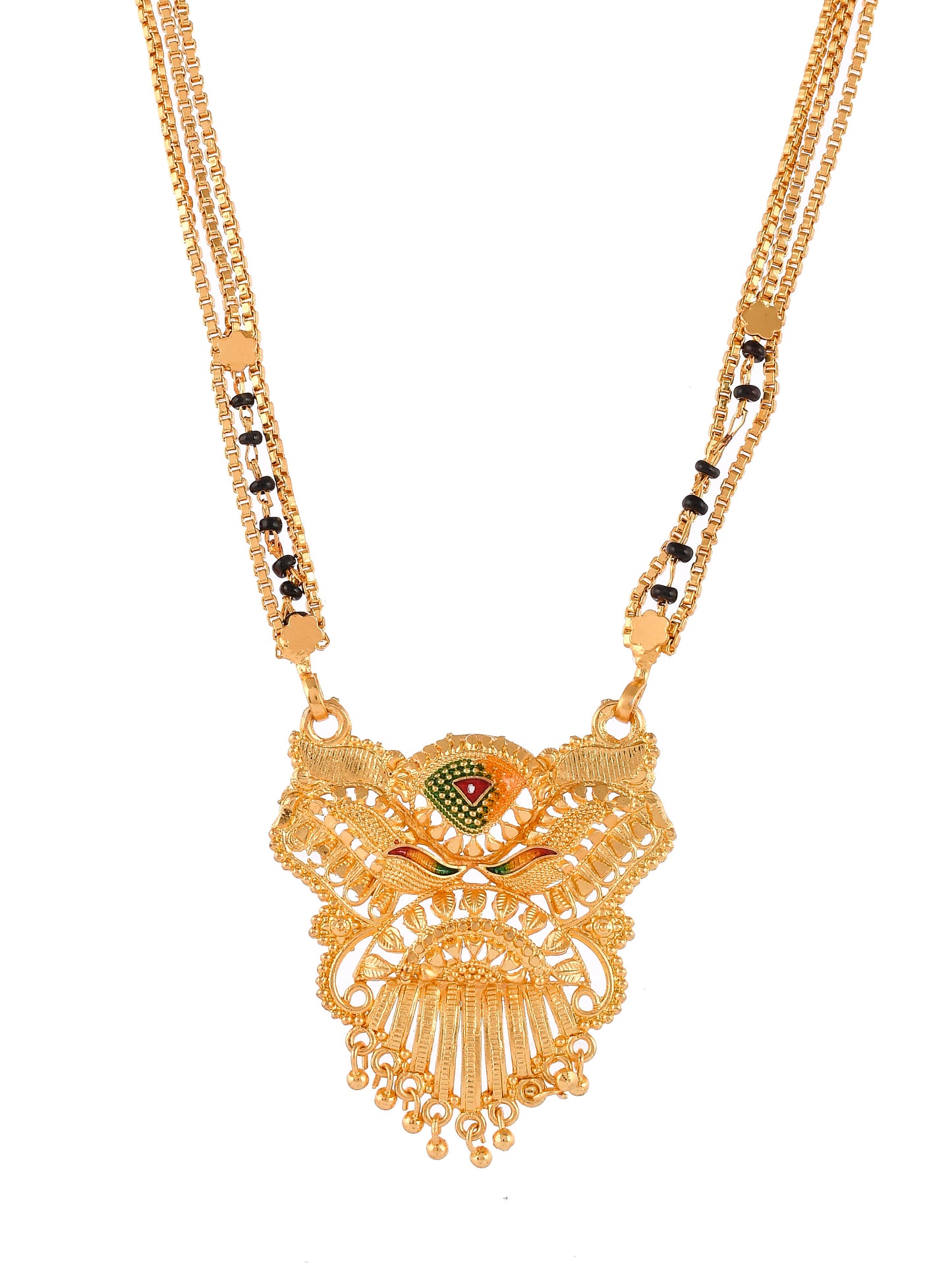 Designer Gold Plated Minnu Mangalsutra