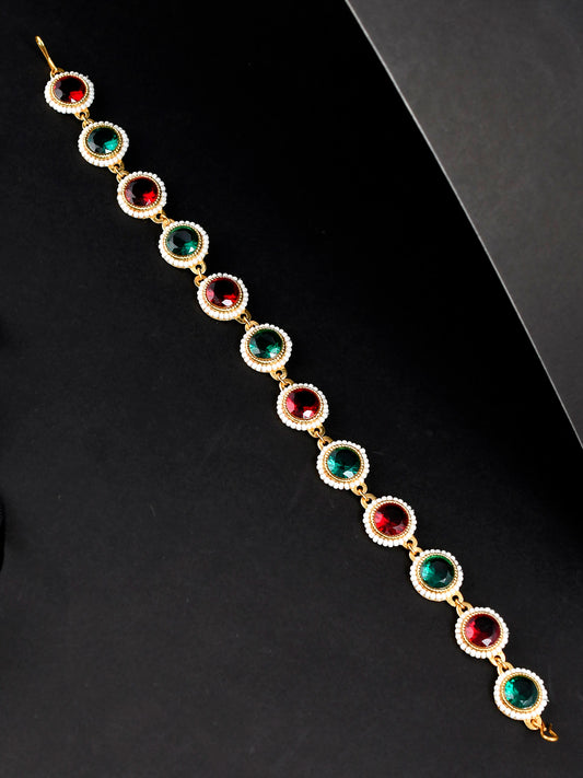 Multi Stone Headchain - Head Jewellery for Women Online