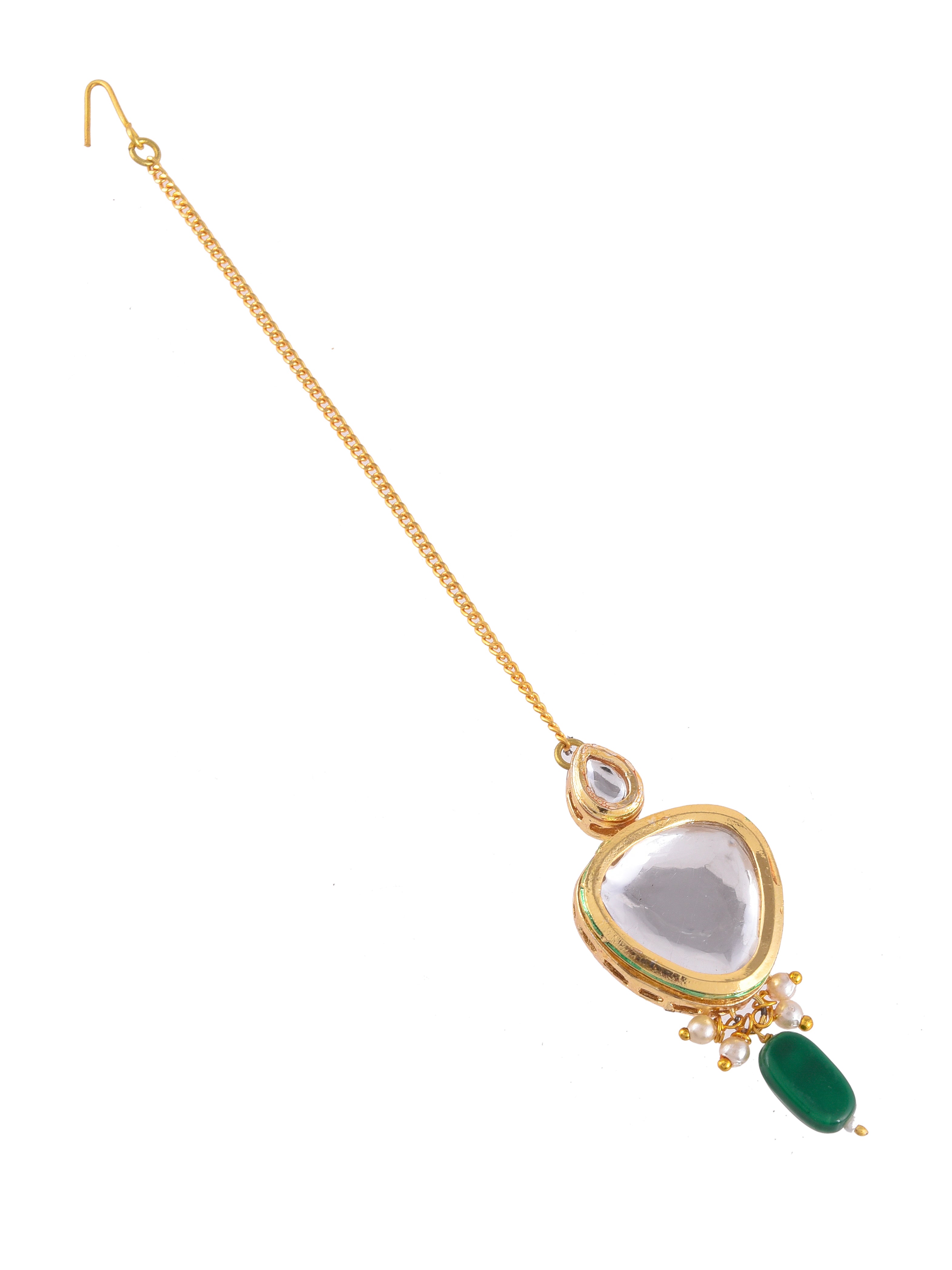 Buy Classic Kundan Mangtika Head Jewellery for Women Online at Silvermerc SBMT8L 219 Silvermerc Designs