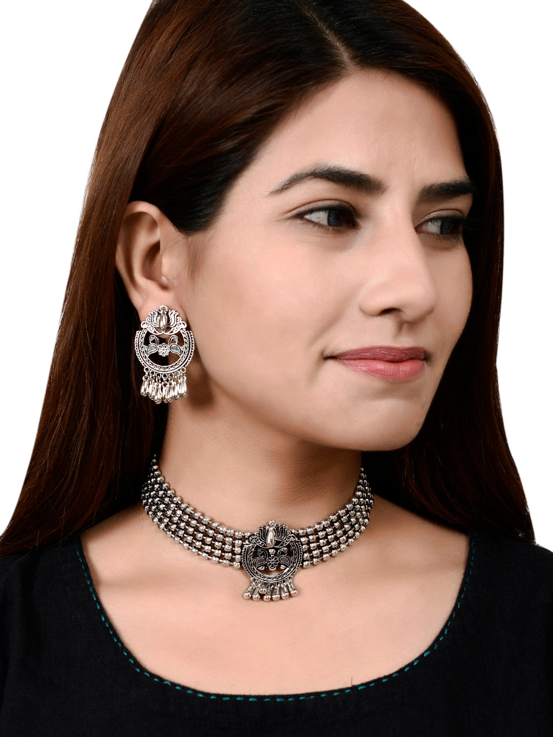 Oxidized Silver Plated Handcrafted Jewellery Sets for Women Online