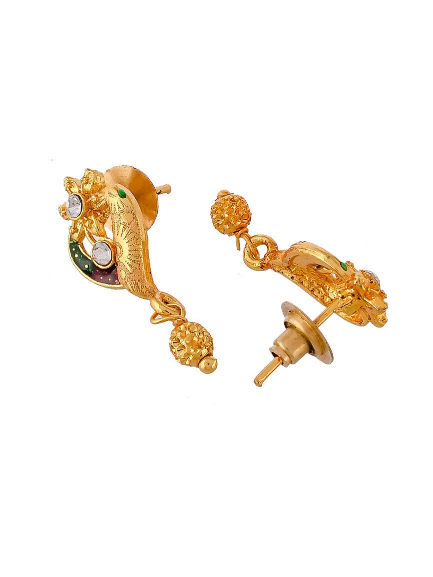 Gold Plated Yashvi Jewellery Set