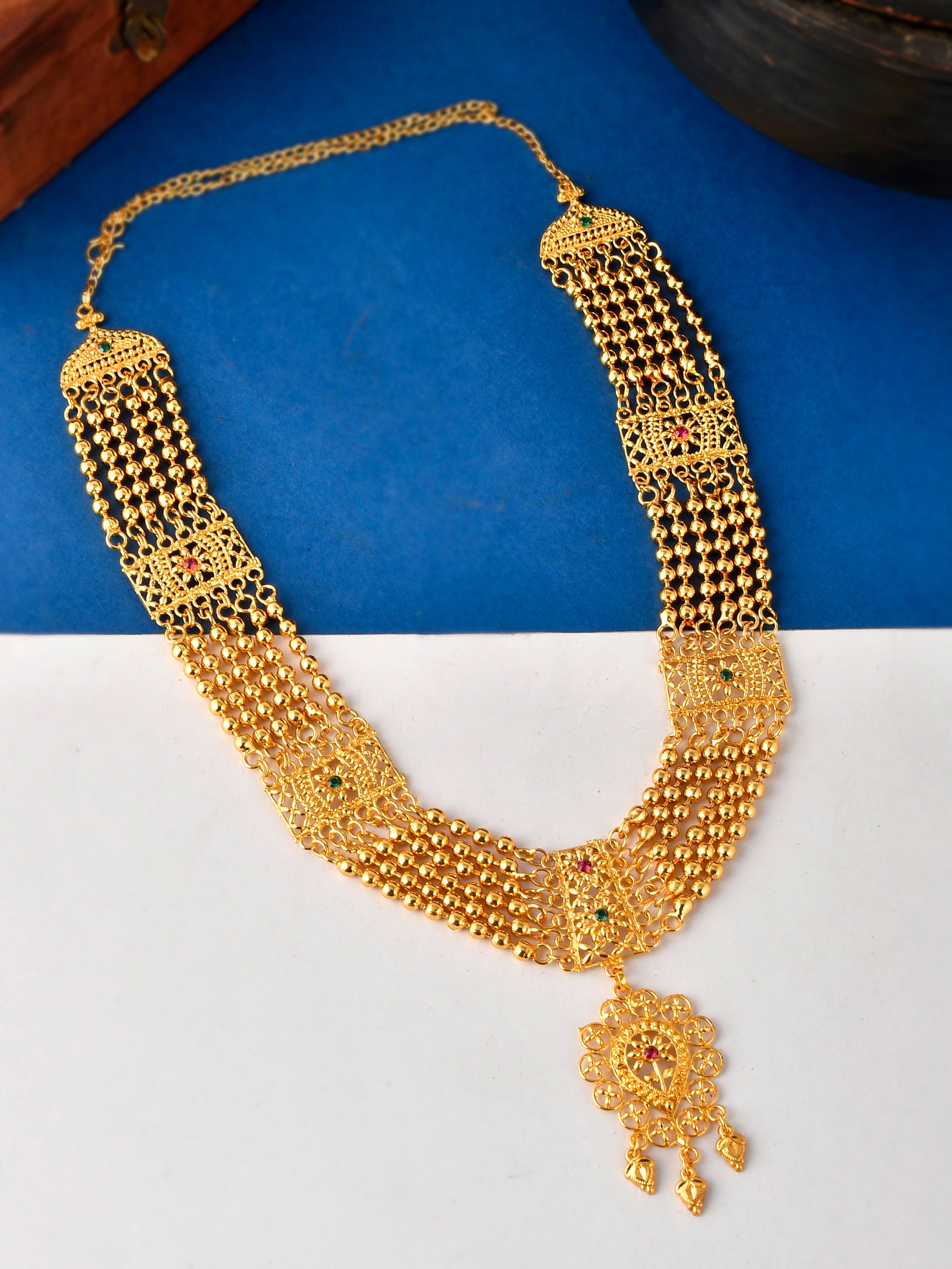Buy Gold Plated Layered Gold Plated Necklaces For Women Online At buy-gold-plated-layered-gold-plated-necklaces-for-women-online-at