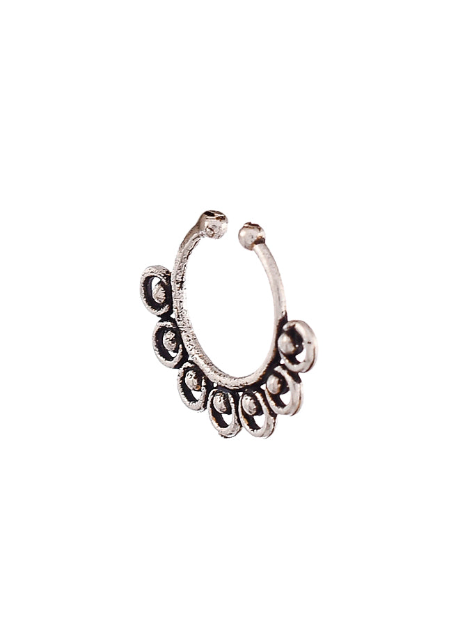 Buy ALOME PIERCINGSTiny Silver Nose Ring hoop - 24 gauge snug Nose Hoop  thin nose Piercings hoops - nose piercing rings Online at desertcartINDIA
