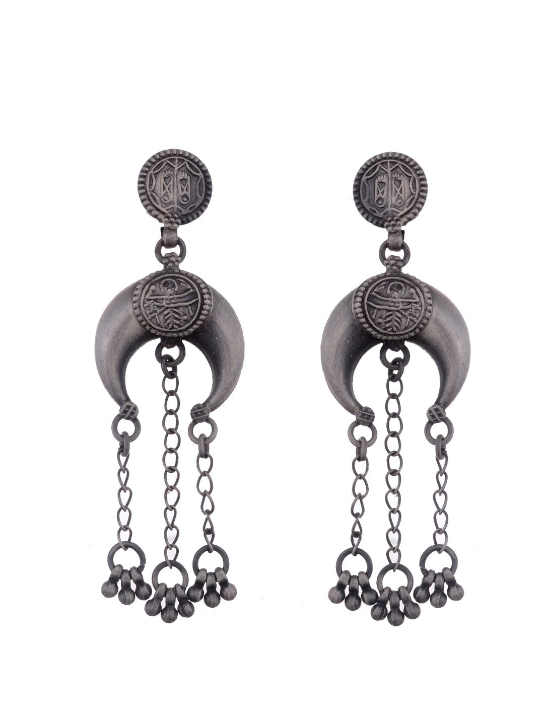 Sandrop Earrings - Large | Oval Drop Earring | Sterling Drop Earrings