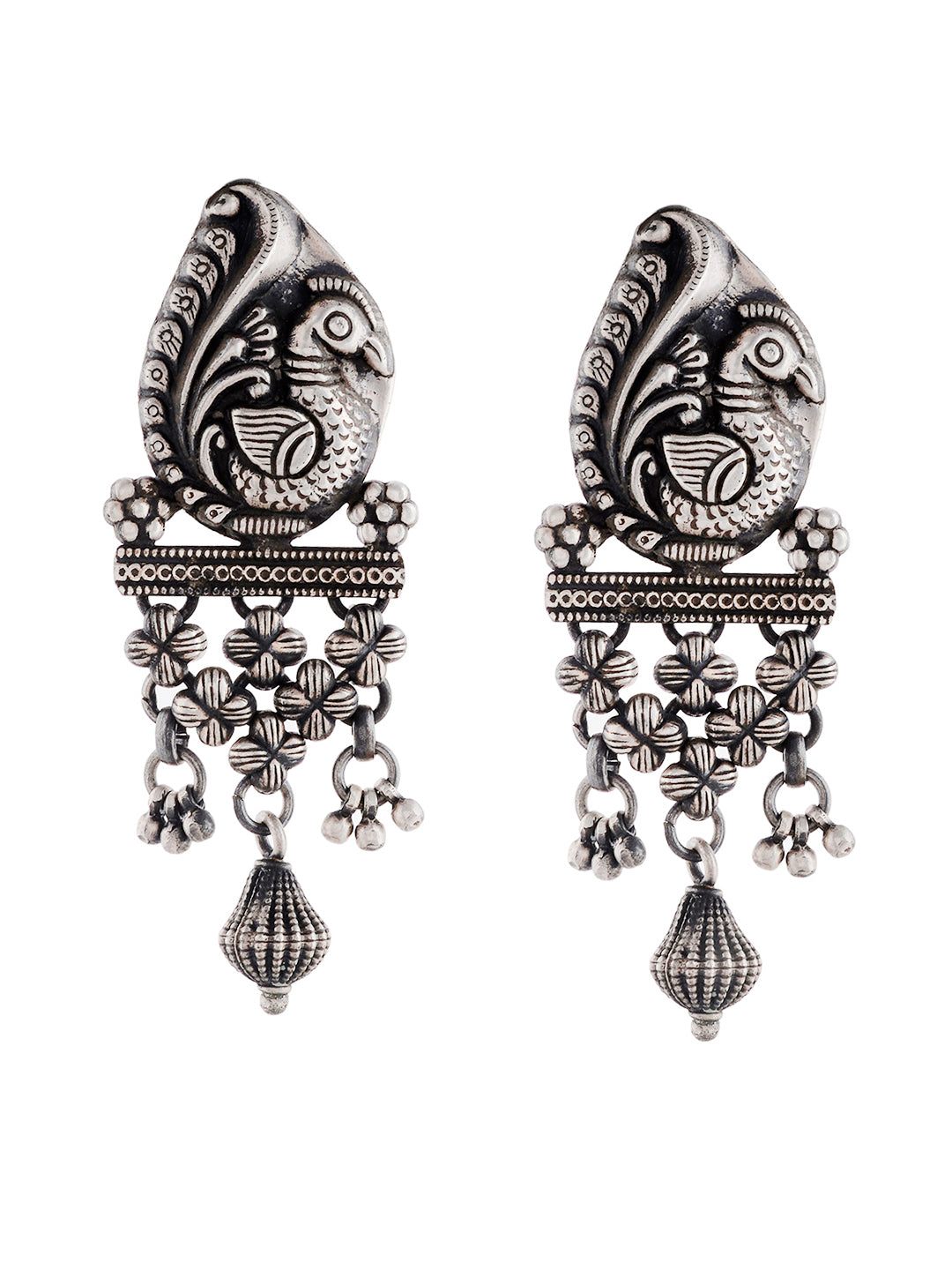 Traditional Oriental Sterling Silver Earrings for Women Online