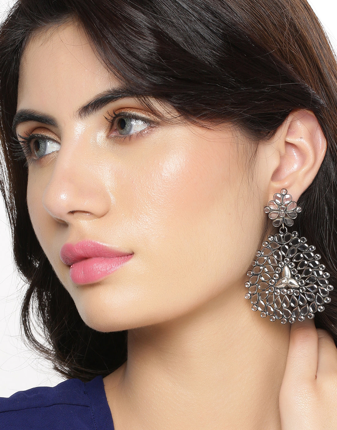 Huge hot sale chandelier earrings