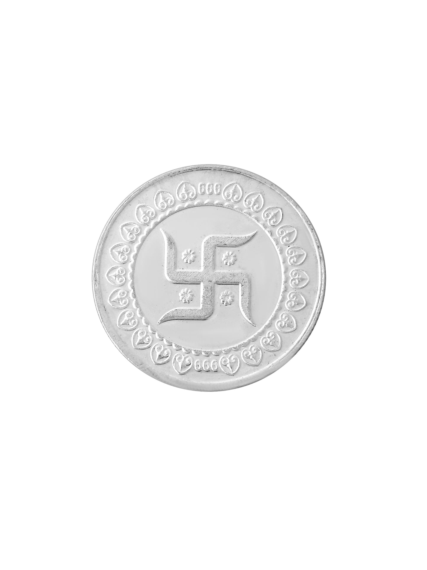 Silver Swastika 5 Grams Circular Shaped 999 silver coin